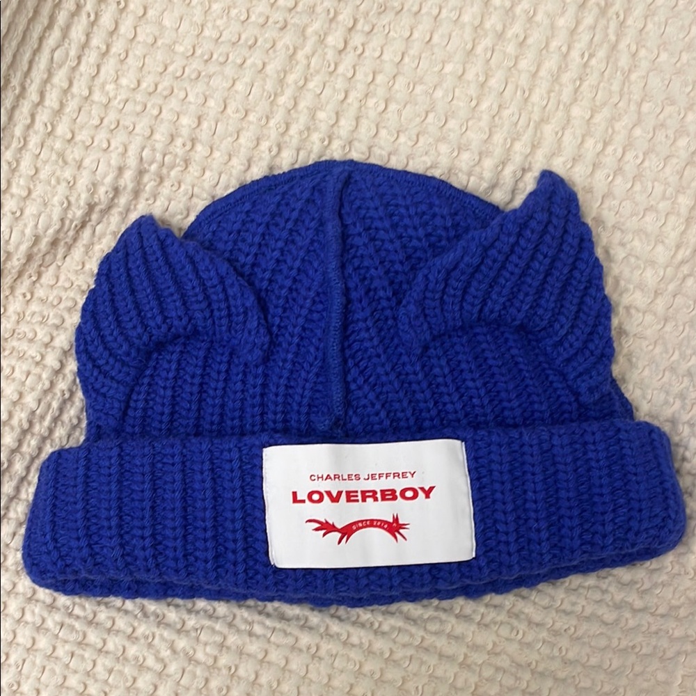 SOLD-Charles Jeffrey Cat Ear Beanie
